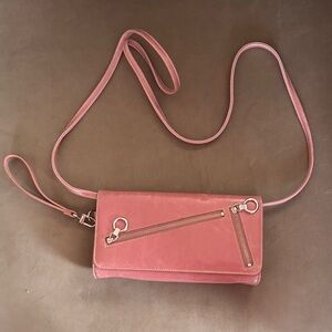 Elegant Pink Crossbody Bag
